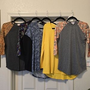 💛New Bundle of 5 LuLaRoe XS Tops